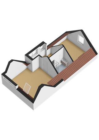 Floorplan - Millinxstraat 24A02, 3081 PN Rotterdam